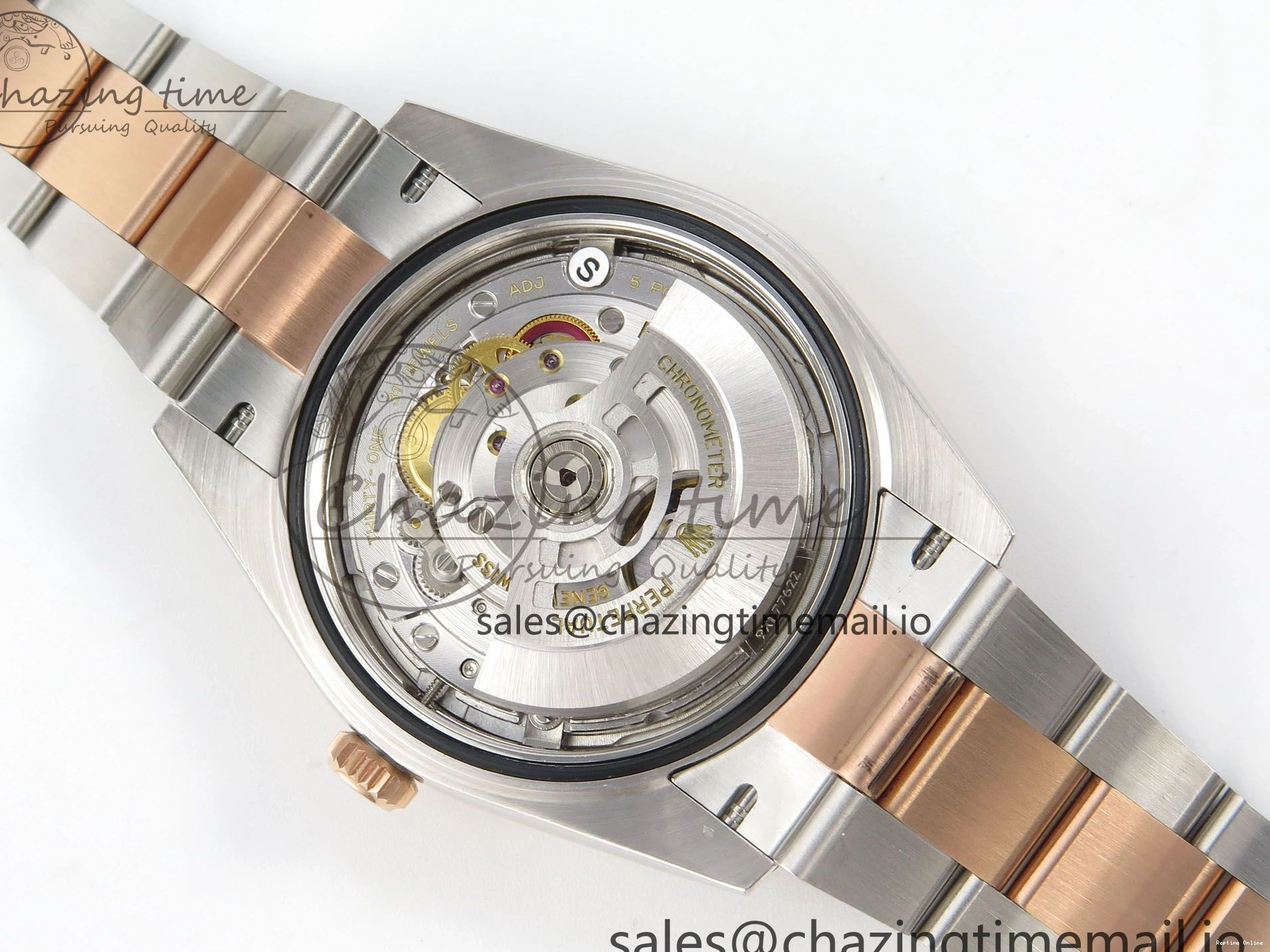 0127 Sporty DateJust 41 126331 SS RG ARF 1:1 Best Edition RG Stick Dial on Oyster Bracelet SH3235 (Weighted) 197